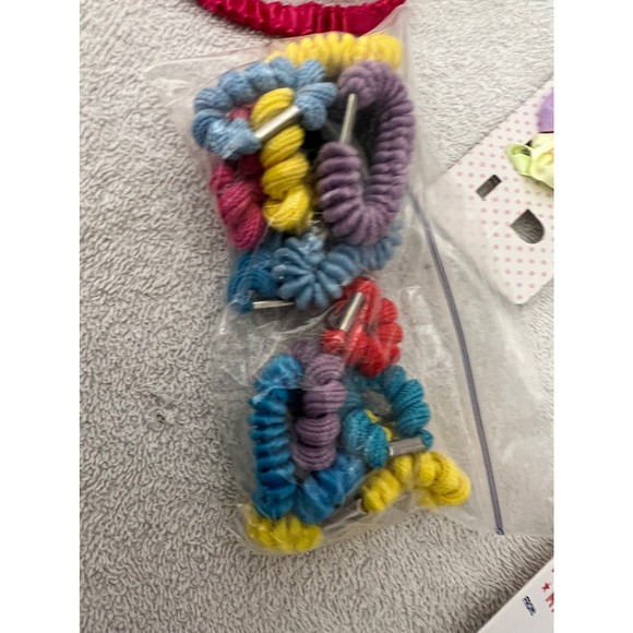 Lot of Infant/toddler Hair Accessories  Headbands Pony Tail Holders - Picture 6 of 6